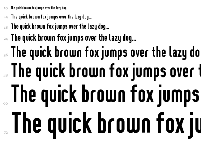 Prozak font waterfall